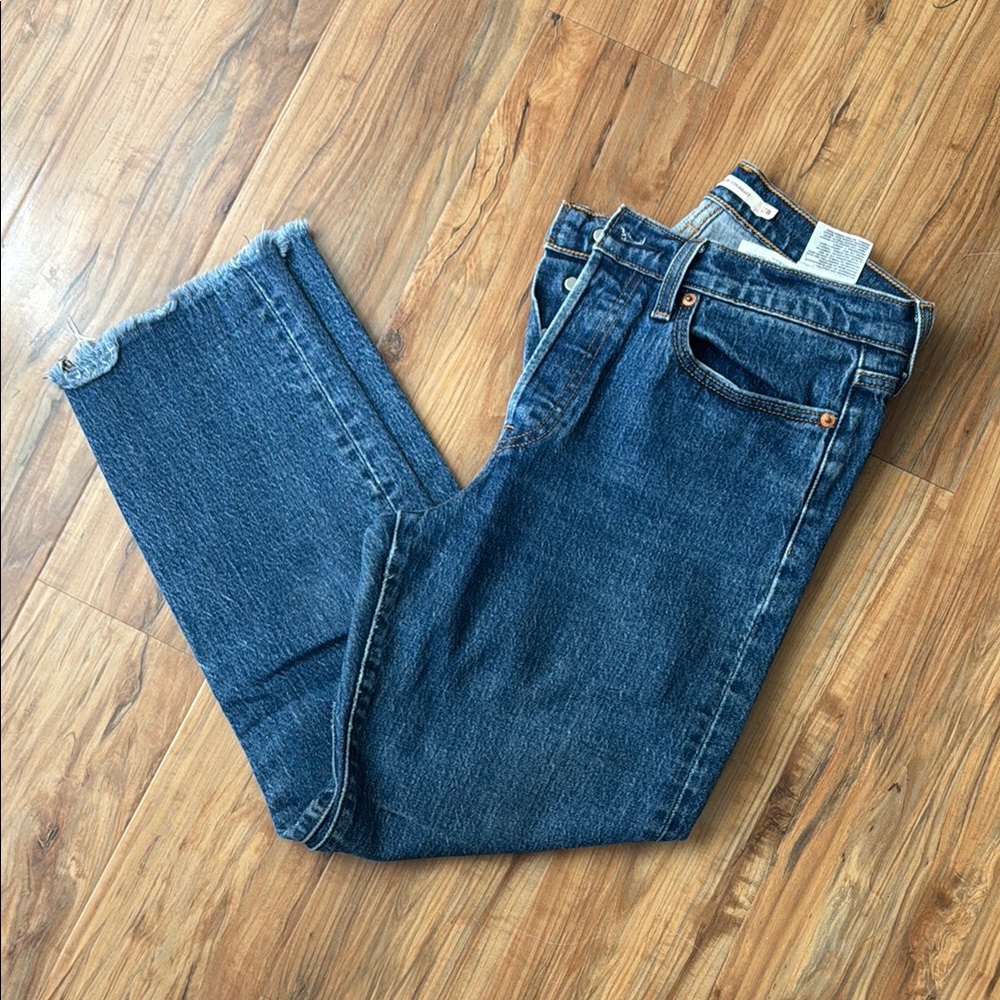 Levi's Blue Wedgie Straight Leg Jeans